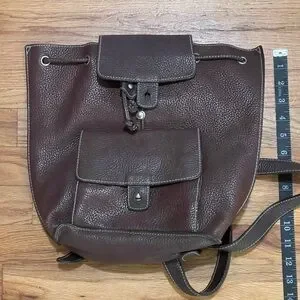 GAP | Bags | Vintage Gap Leather Backpack 99s | Poshmark display picture 2